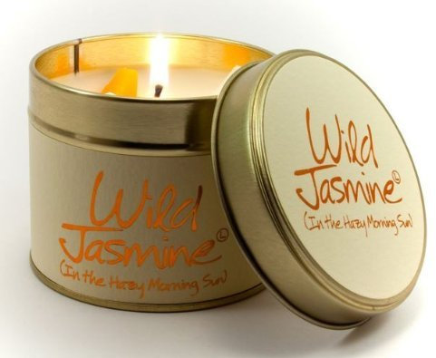 Lily Flame Scented Candle in a Presentation Tin - Wild Jasmine