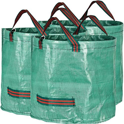 GardenMate 3x 60L Sacchi da giardinaggio - Sacchi per rifiuti da giardino - Polipropilene (PP) 150gsm - Robusto, antistrappo, idrorepellente