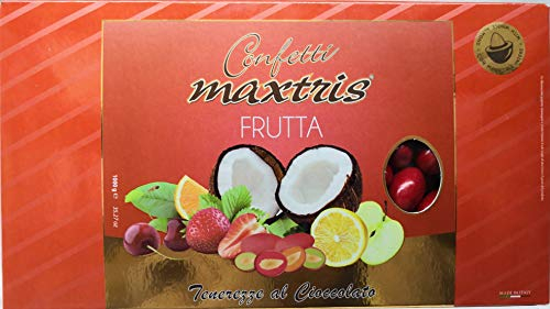 MAXTRIS | Confetti Italiani di Mandorla | MIX FRUTTA ROSSO | 1 Kg.