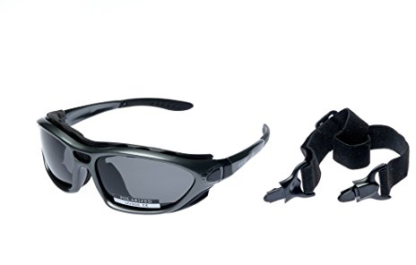 Alpland POLARISIERENDE KITESURFBRILLE - SURFSPORTBRILLE SEGELN -MIT SOFTBAG SF 3 POLARISIERENDE GLÄSER!