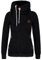 Newbestyle Women Spring and Autumn Oblique Zipper Hoodies Sweatshirt Coat, Black, L