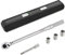 Set chiave dinamometrica con prolunga e bussole da 17, 19, 21 mm WIESEMANN 1893 | chiave a scatto con attacco a destra con doppia scala | lega acciaio CV cromato | 80386