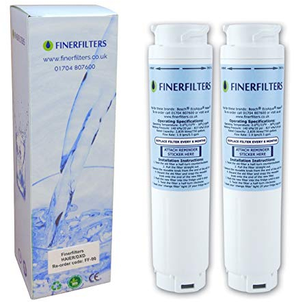 2 x Finerfilters FF-90 Water Filter Compatible for Rangemaster DxD Fridge Water Filter