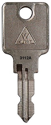 HUWIL Ersatzschlüssel A - Schließung 3001A bis 3500A - u.a. Dachboxen & Skiträger, HUWIL Hebelzylinder, HUWIL Möbelschlösser, HUWIL Möbelzylinder - Schließung 3008A