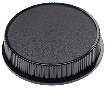 vhbw Objektiv-Rückdeckel kompatibel mit Panasonic Lumix S1, S1H, S1R Kamera - Kunststoff, Schwarz