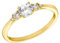 Amor Ring 925 Sterling Silber Damen Ringe, mit Zirkonia synth., Gold, Kommt in Schmuck Geschenk Box, 2035669