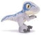 Posh Paws Jurassic World Chunky Velociraptor Dinosaurier, Plüschtier, 25,4 cm, Babyblau, Blau, Grau