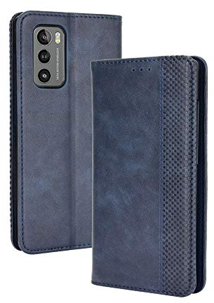 BellaCase Funda LG Wing 5G [Pata de Cabra] [Ranuras para Tarjetas] [Funda con Tapa magnética] Compatible con el teléfono Inteligente LG Wing 5G(Azul)