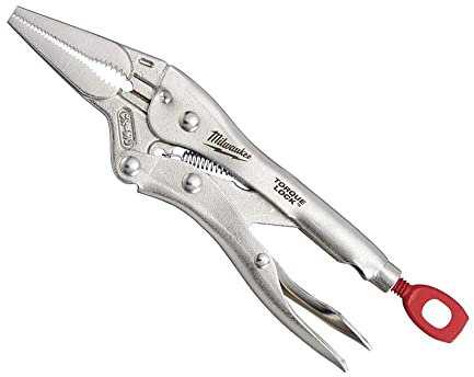 Milwaukee 6 Long Nose Locking Pliers - 1 Piece 4932471731