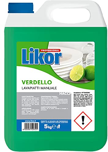 2 taniche di verdello detersivo lavapiatti manuale da 5kg