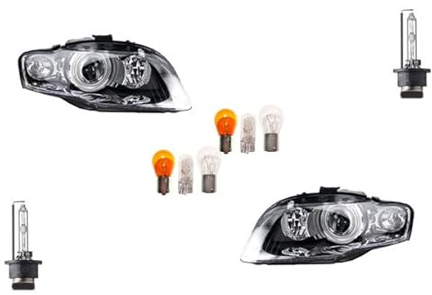 Johns, passend für Audi A4 Scheinwerfer (8E) 11/04-06/08 + Leuchtmit. Set links, rechts