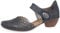Rieker Pia Womens Open Court Shoes 6 UK Navy Blue