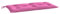 vidaXL Gartenbankauflage, Bankauflage Sitzkissen Outdoor, Polsterauflage Auflage für Gartenbank, Bankpolster Bankkissen, Rosa 100x50x7cm Oxford-Gewebe