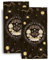 Pilz-Hexen-Badezimmer-Dekor, schwarze Badetücher für Badezimmer, weich, saugfähig, Gothic, dekoratives Handtuch-Set für Küche, Fitnessstudio, Hotel, Spa, Heimdekoration (2 Stück, 35,6 x 71,1 cm)