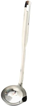 Louches Souppe en acier inoxydable Souple de l'huile de graisse Séditeur Skimmer Spoon Soup Colander For Kitchen with Heat Isolation Anti-Scalding Spoon cuiller à soupe