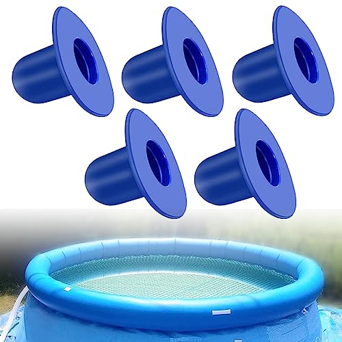 5 Pack Poolstopfen Stopfen - Ersatz-Filterpumpe für den Boden - verlängerte Poolstopfen - kompatibel mit Intex Pool - Pool Stöpsel Schwimmbad Stecker - Blau
