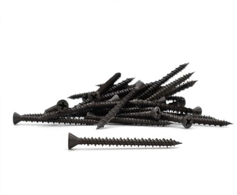 adunox Faserplattenschrauben 3,9 x 35mm - 500 Stück mit Hi-Lo-Gewinde, PH2, Gipsfaserplattenschraube phosphatiert