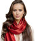 LA FERANI Damen Seidenschal 100% Seide Halstuch rot Seidentuch 180x90cm Uni Farbe für Anzug formelle Anlässe Stola Business Style Geschenk für Sie (Rot)