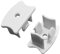 Champion 240615 Endkappe für schnurlose 2,5 cm horizontale Vinyl-Jalousien, Weiß, 2 Stück