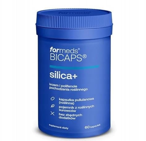ForMeds - Bicpas Silica+ - Silizium aus Bambus - Pflanzenextrakte - 1 Kapsel pro Tag - 60 Kapseln