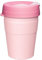 KeepCup Thermal - Vacuum Insulated Reusable Coffee Cup with Splashproof Sipper Lid - 12oz/340ml - Rose Pink