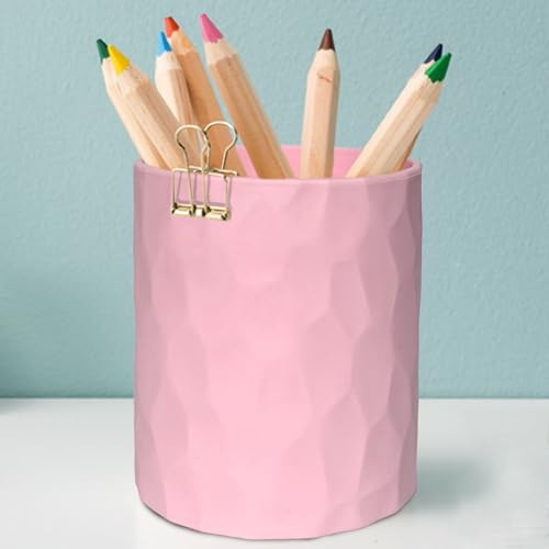 Kyduu Pot à crayons, Porte stylo en silicone étanche de style nordique pour bureau, Porte Stylo de Bureau, pour Ranger les Pinceaux Stylo à Fleurs DéCoratif, Porte pinceau de maquillage