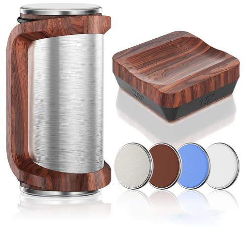 Afilador de Cuchillos, Afilador de Ruedas Disco abrasivo de Diamante y cerámica Hoja de amolado Fino de 4 ángulos Reparación de amolado Varias Hojas Rectas Ayudante de Cocina, Afilador de Cuchillos