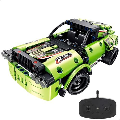 ColorBaby iM.Master Bausatz, ferngesteuertes Auto, Sport, 2-in-1, 335 Teile, 2,4 GHz, aerodynamisches Design, einfache und unterhaltsame Stem-Montage, (85449)