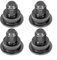 Brake Disc Set Screw, 4 Pack Metal Brake Disc Rotor Set Screw Bolt 34211161806 For BMW 2 3 5 Series, Black Replacement Parts
