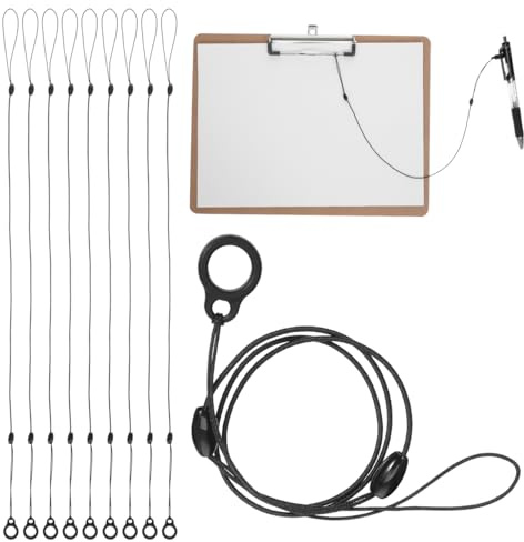 SHINEOFI Lot De 10 Cordons Élastiques Rétractables En Silicone Pour Stylo Cordon Anti-Perte Pour Presse-Papiers Accessoires De Bureau Et D'Apprentissage