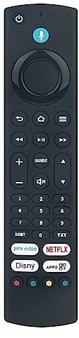 VINABTY Replacement Voice Remote Control Applicable For TCL 32SF540K 40SF540K 50CF630 55CF630 FHD Smart Television