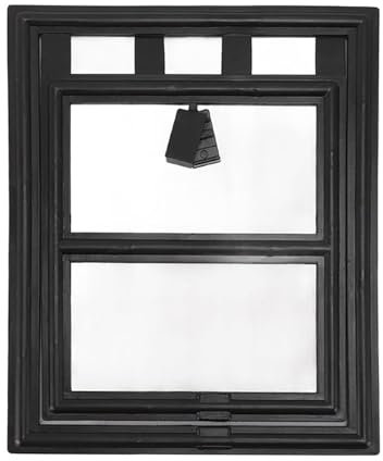 Gralara Porta a zanzariera per Gatti per Animali di Piccola e Media Taglia, Accessori per Animali, Facile da installare e Rimuovere, Apertura Versatile a, Nero