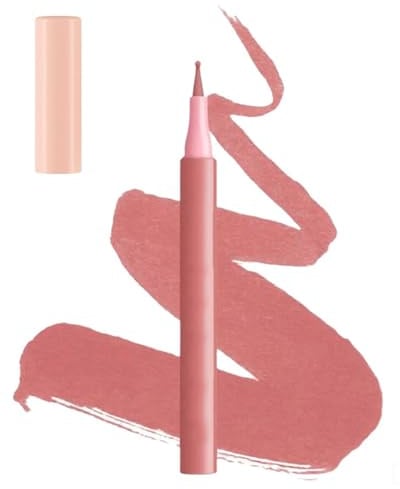 GRETY Professional Makeup Lip Liner Lipliner Stain, wasserfest & wischfest für präzise Konturen, langanhaltender Nude-Stain mit ultra-feiner Spitze, Farbe: #8 Smoky Rose
