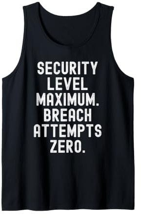Sicherheitsstufe maximale Verletzungsversuche Zero Witty Tank Top