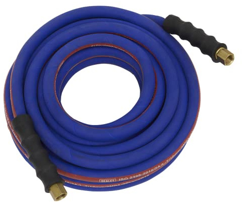 Sealey Extra-Heavy-Duty Air Hose 10m x 10mm with 1/4BSP Unions - AH10R/38