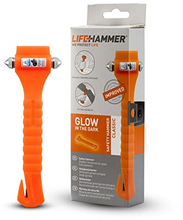 Original LifeHammer - Orange - Glow In The Dark - incl. holder
