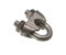 Wire Rope CLAMP U Bolt Cable Grip 6MM 1/4 INCH ZINC Plated Steel (Pack of 6)