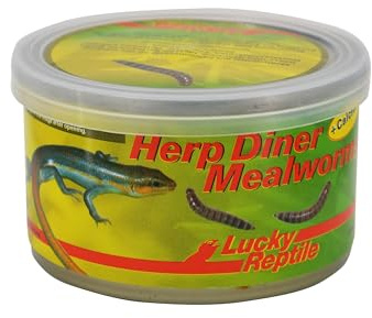 Lucky Reptile Herp Diner Mealworms, Größe:Normale Mehlwürmer