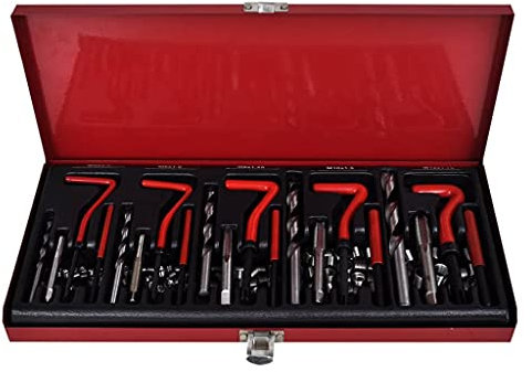 vidaXL Kit de Réparation Filetages 131 pcs Insertion de Fil de Réparation
