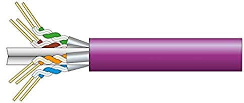 Mercury | Cat6a Network Cable High Speed Oxygen Free Solid Copper | 305 Metre Drum, Black