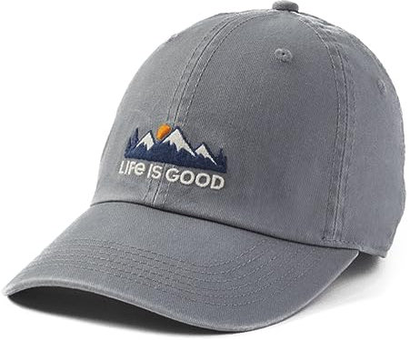 Life is Good Chill cap, Cappellino da Baseball Unisex-Adulto, Grigio Ardesia, Taglia Unica