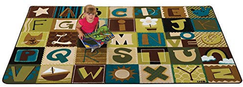 Kleinkinder Alphabet Blocks Kinder Teppich Teppich Größe: 4 'x 6'