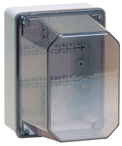 Aufputz Installationsgehäuse, Abzweigkasten Kunststoffgehäuse mit Schraube | 190x145x135mm | IP65 | Hoher Deckel Verteilerkasten Leergehäuse Industriegehäuse, Abzweigdose, Schaltschrank