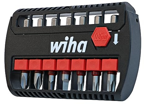 Wiha Impact Power Bit Buddy Set PH, Sq, Tx - One Size - Bitsatz - 7 Stück - 1/4 Zoll Antrieb
