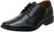 Clarks Herren Tilden Cap Derby Oxford-Schuh, Black Leather, 42.5 EU