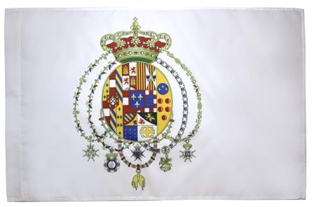 AZ FLAG Bandera del Reino DE Las Dos SICILIAS 1816 90x60cm para Palo - Bandera REGNO Delle Due SICILIE - Italia 60 x 90 cm