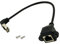 Qaoquda CAT6 Network Extension Cable,90 Degree RJ45 A Male to A Female Screw Panel Mount Extension Cable,Support Ethernet Cat 5e/Cat 6-10 inch (Upward)