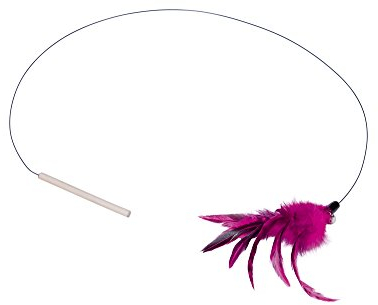 Nobby Cat Bounzer Stab 12 cm, Draht 89cm, Spielzeug 15 cm