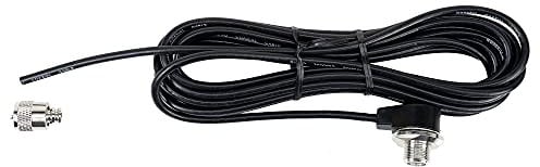 Cable de conexión PNI T601 para Antena CB Tipo PL con Rosca, Conector PL259 Incluido