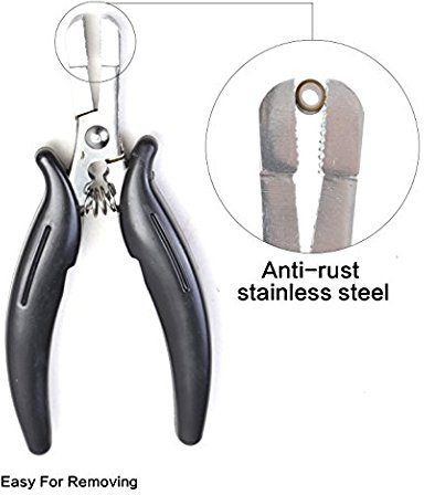 Pinza per rimuovere le extension con cheratina, strumento per capelli